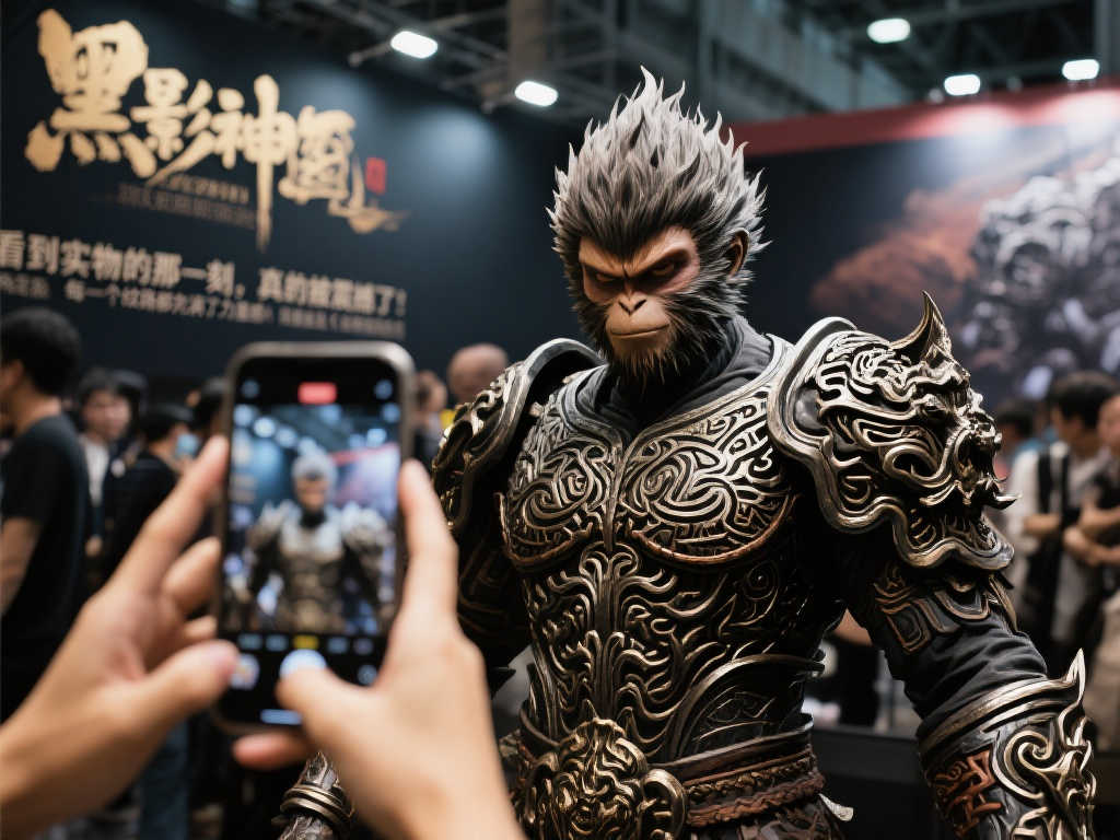 《黑神话悟空》艺术展启幕 影神图实体版亮相引发热议 《黑神话悟空》艺术展启幕 影神图实体版亮相引发热议