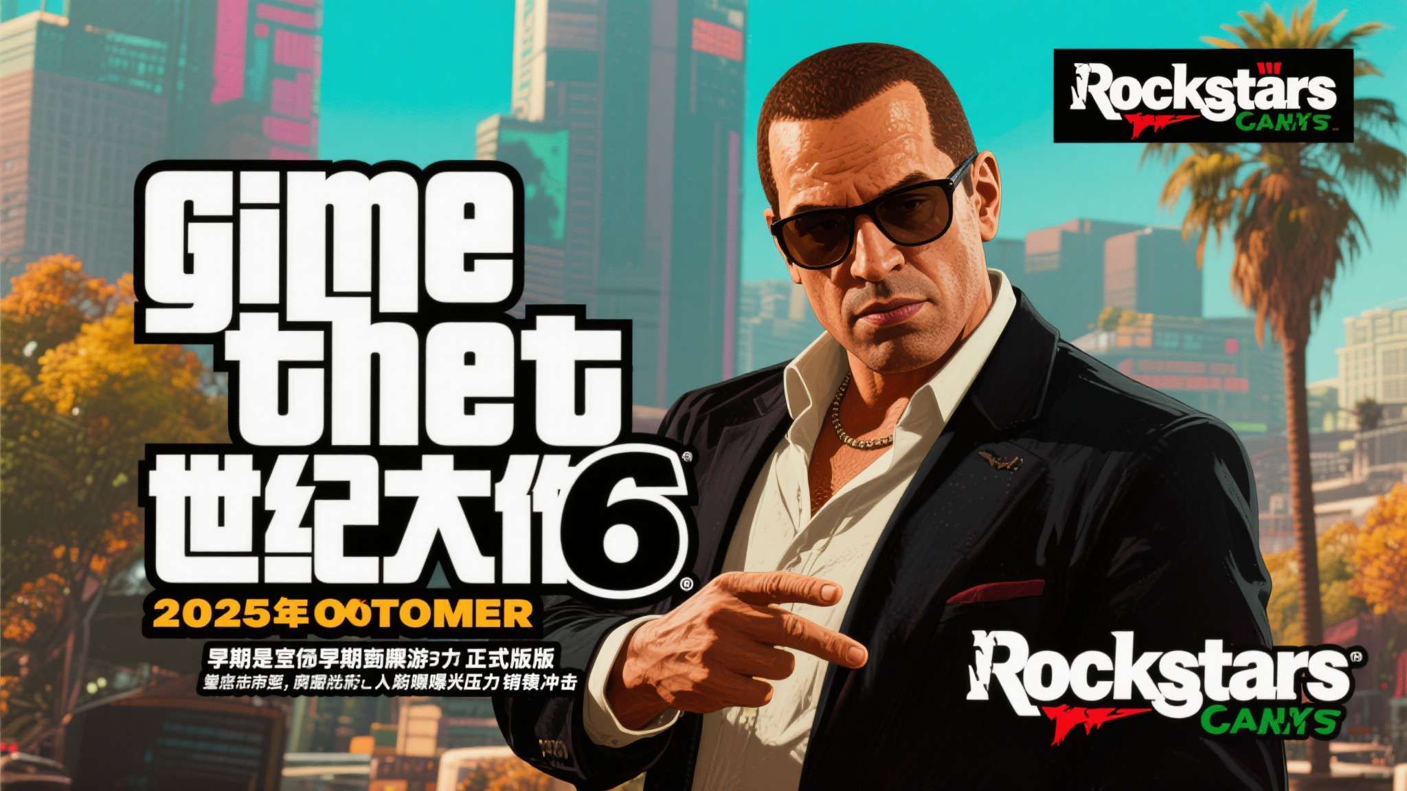 这个日期的选择颇为耐人寻味。《GTA6》预计于2025年秋季正式发布，按照Roc