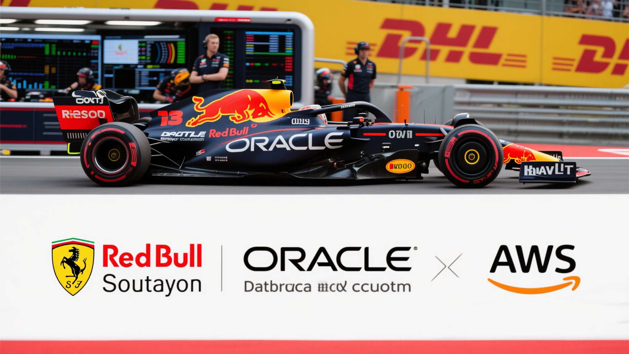 类比来看，Red Bull与Oracle的数据合作、Ferrari与AWS的云计